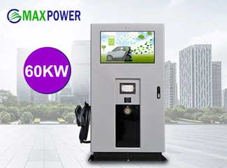 Реклама напольного монтажа 60KW DC EV быстрое зарядное устройство